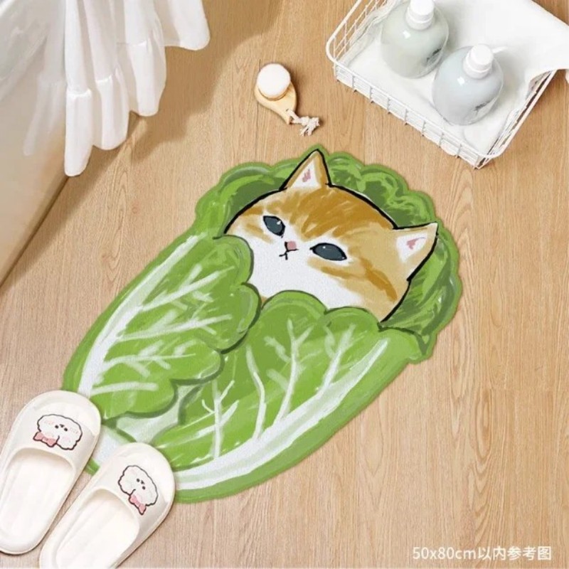 VIKAMA Cartoon-Katzen Diatomee – Quick Dry Diatomite Bath Mat Bewertung und Preis