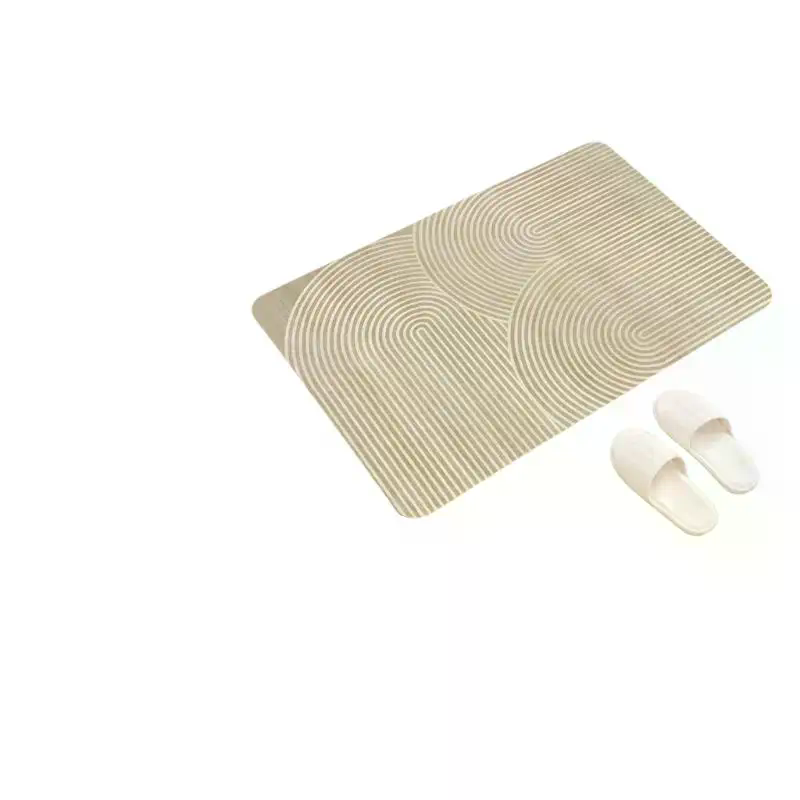 [MA] Beige gestreifte Diatomit – Quick Dry Diatomite Bath Mat Bewertung und Preis