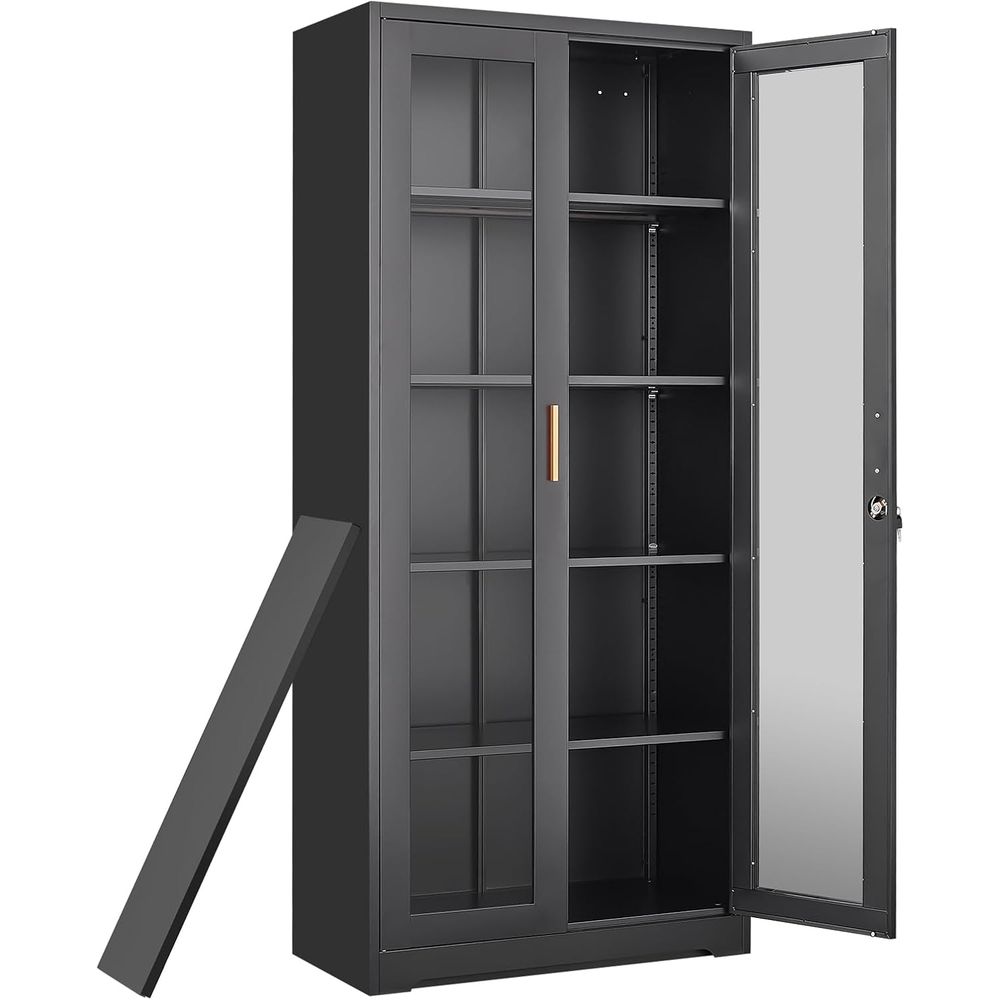 Vitrine mit Glasfront, 71 Zoll – Storage & Organization Bewertung und Preis