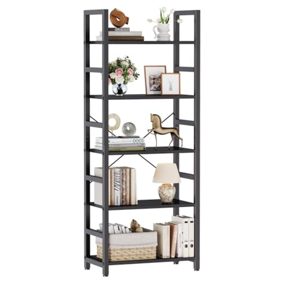 5-stöckiges Bücherregal, Moder – Storage & Organization Bewertung und Preis
