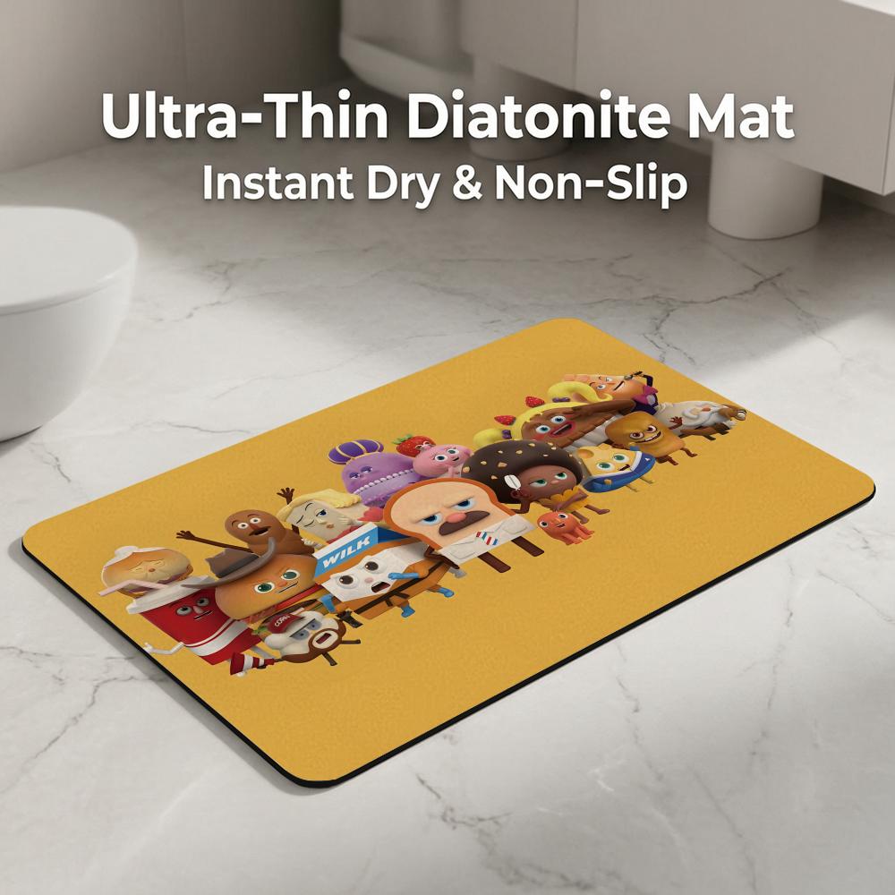Cartoon B-Bread B-Barbershop B – Quick Dry Diatomite Bath Mat Bewertung und Preis