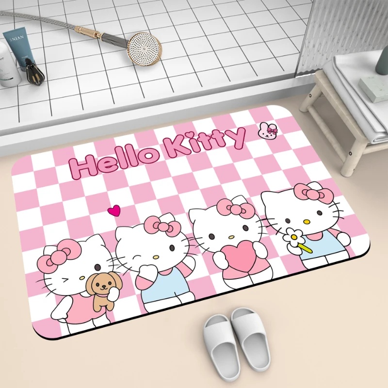 Hello Kitty Erdbeer- & Bären-D – Quick Dry Diatomite Bath Mat Bewertung und Preis