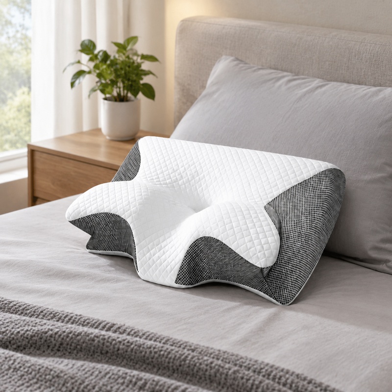 Atmungsaktives Orthopädisches  – Memory Foam Orthopedic Pillow Neck Pain Bewertung und Preis